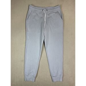 Canada Goose Sweat Pants Womens M Gray Classic Fit Embroidered Tapered Stretch
